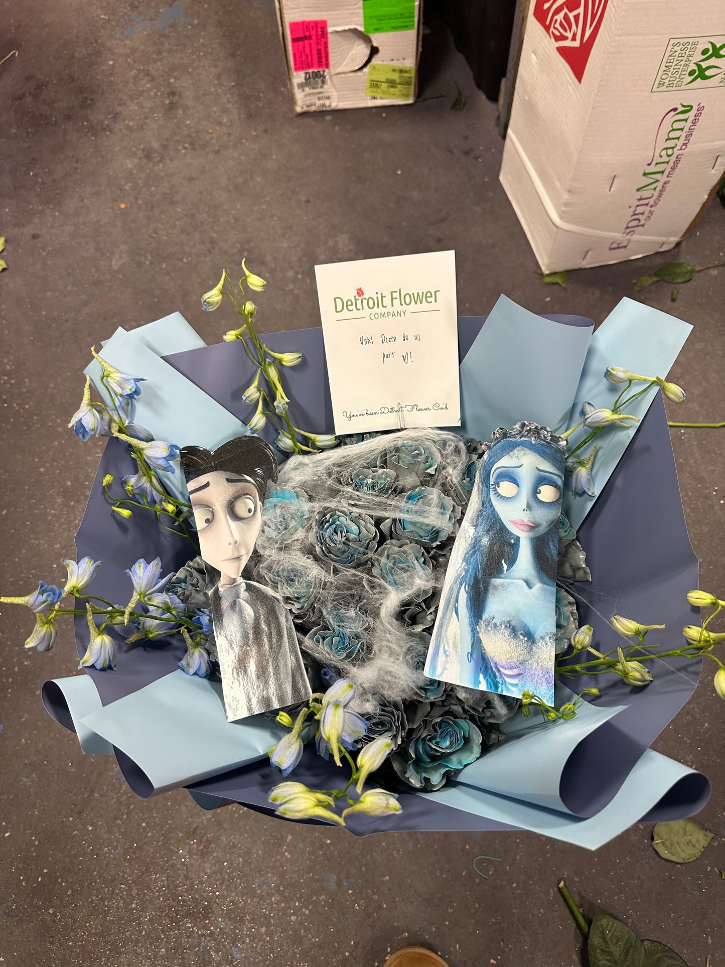 Corpse Bride Spooky Bouquet