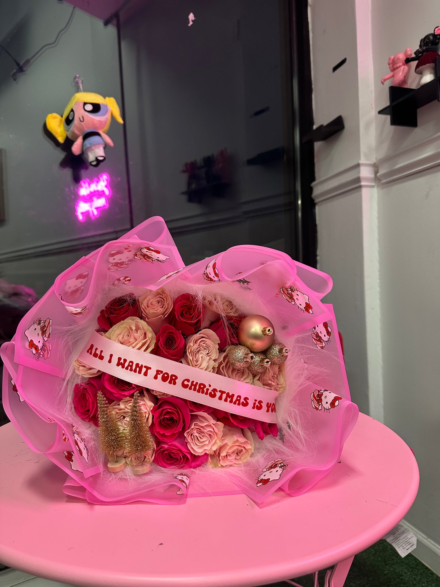 All I Want Christmas Bouquet