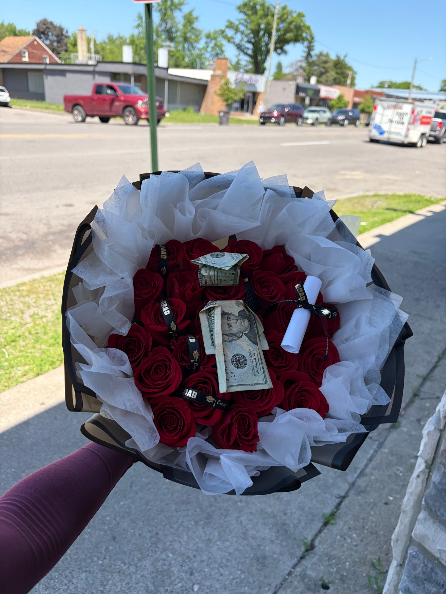 Money Grad Bouquet