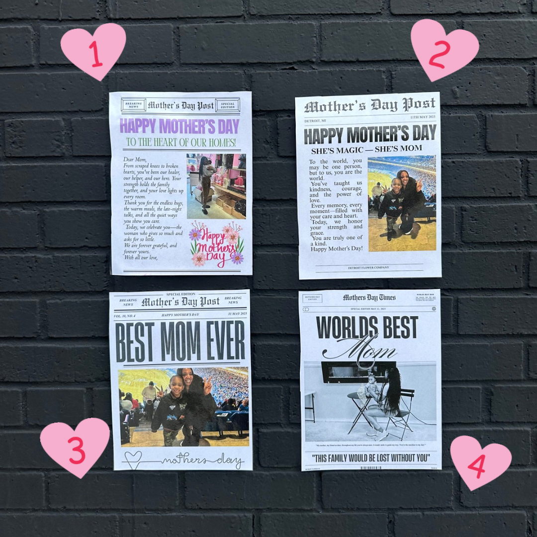 MOTHERS DAY NEWSLETTER (PLEASE READ DESCRIPTION)