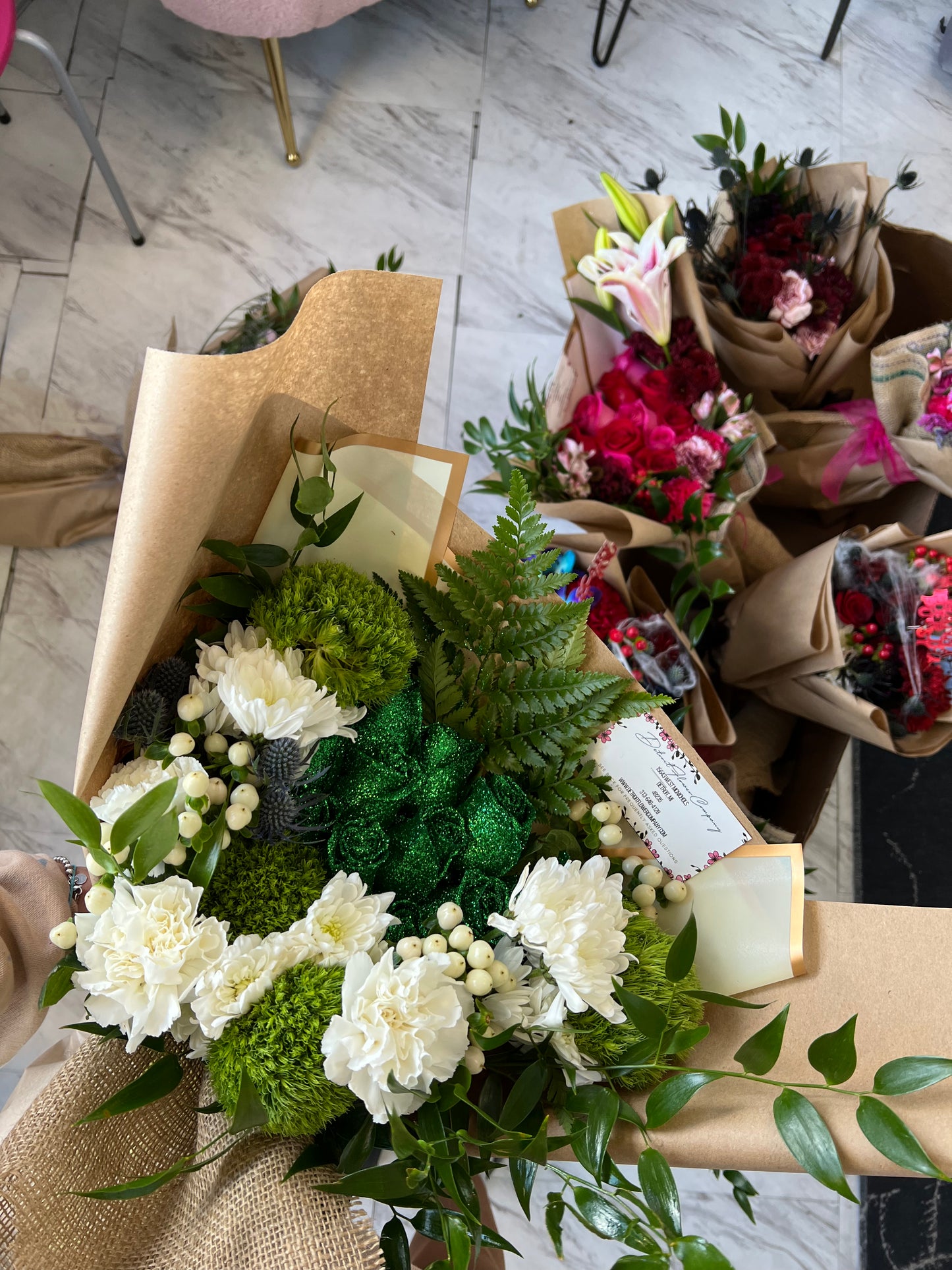 Magical Dark Green Roses