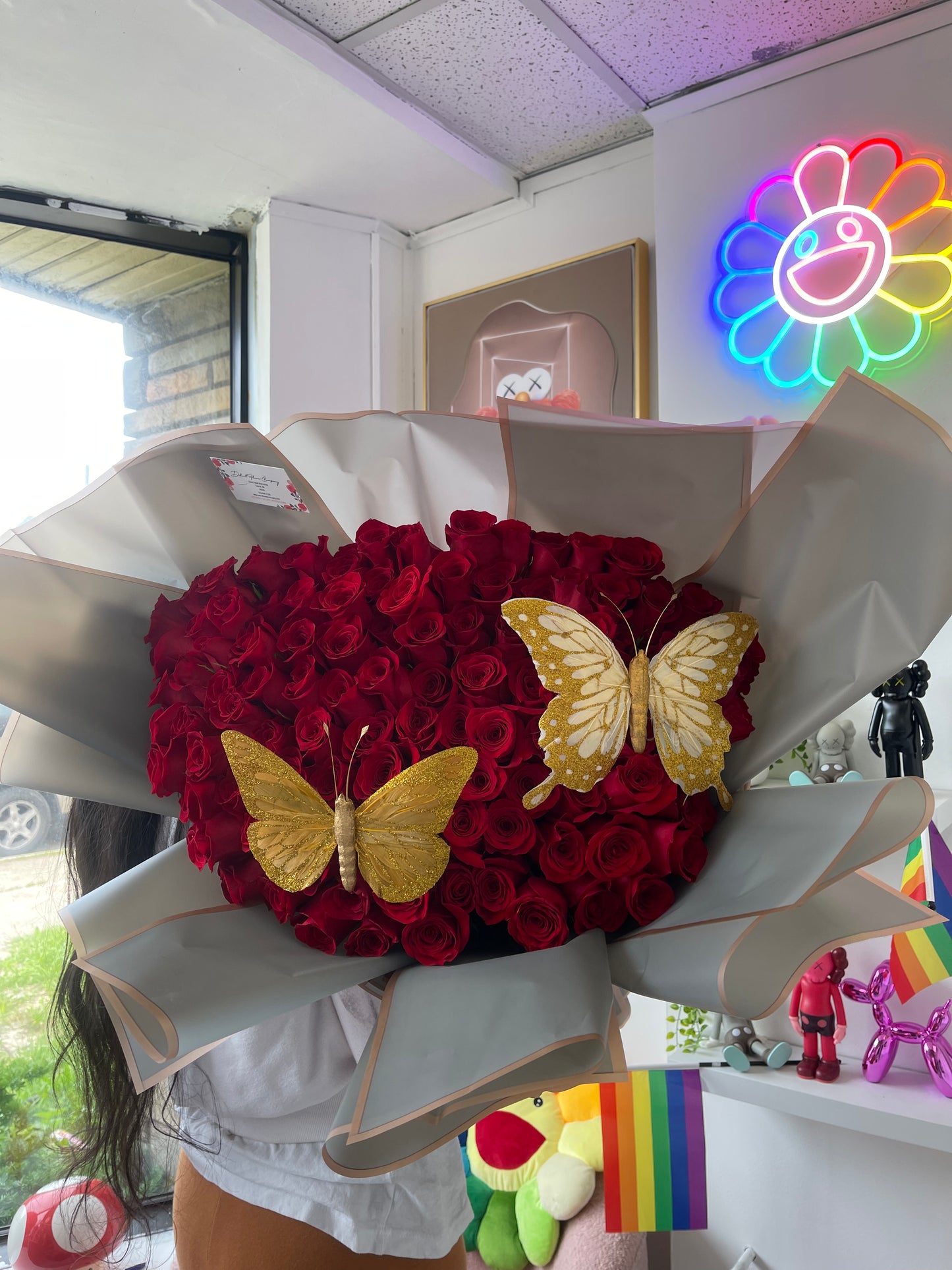 100 Luxury Red Roses