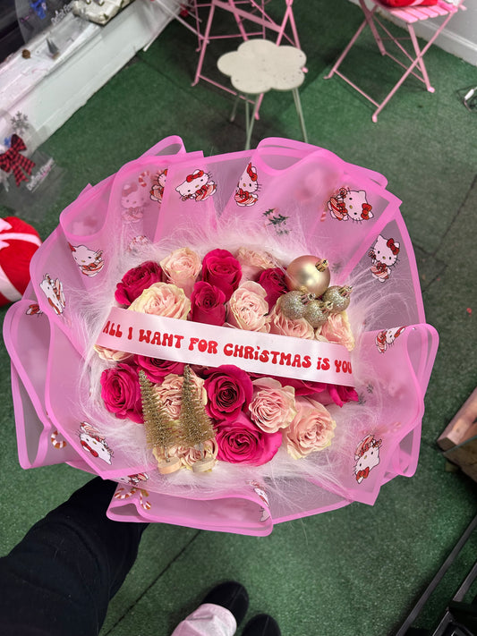 All I Want Christmas Bouquet