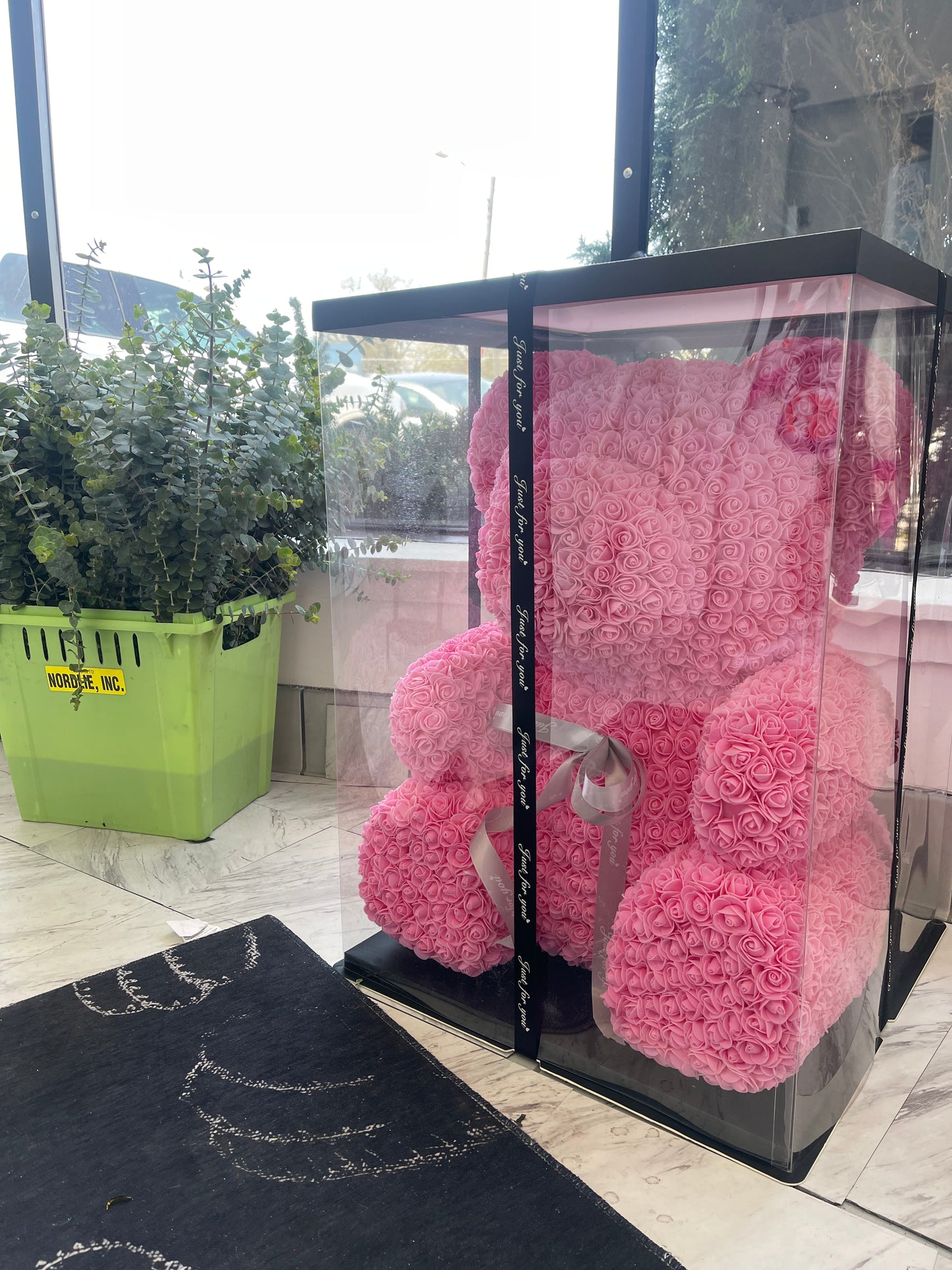 V-Day 70CM Rose Bear with Gift Box