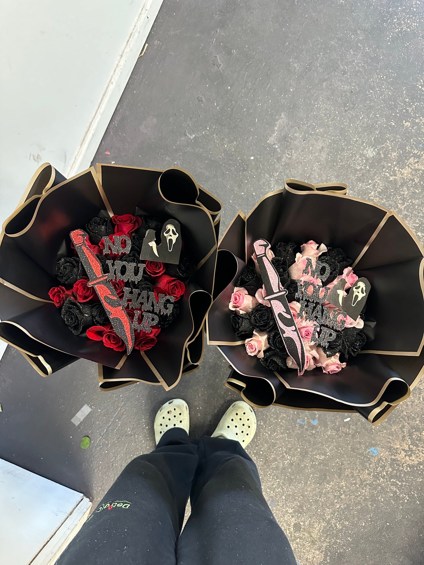 No You Hang Up Scream Bouquet