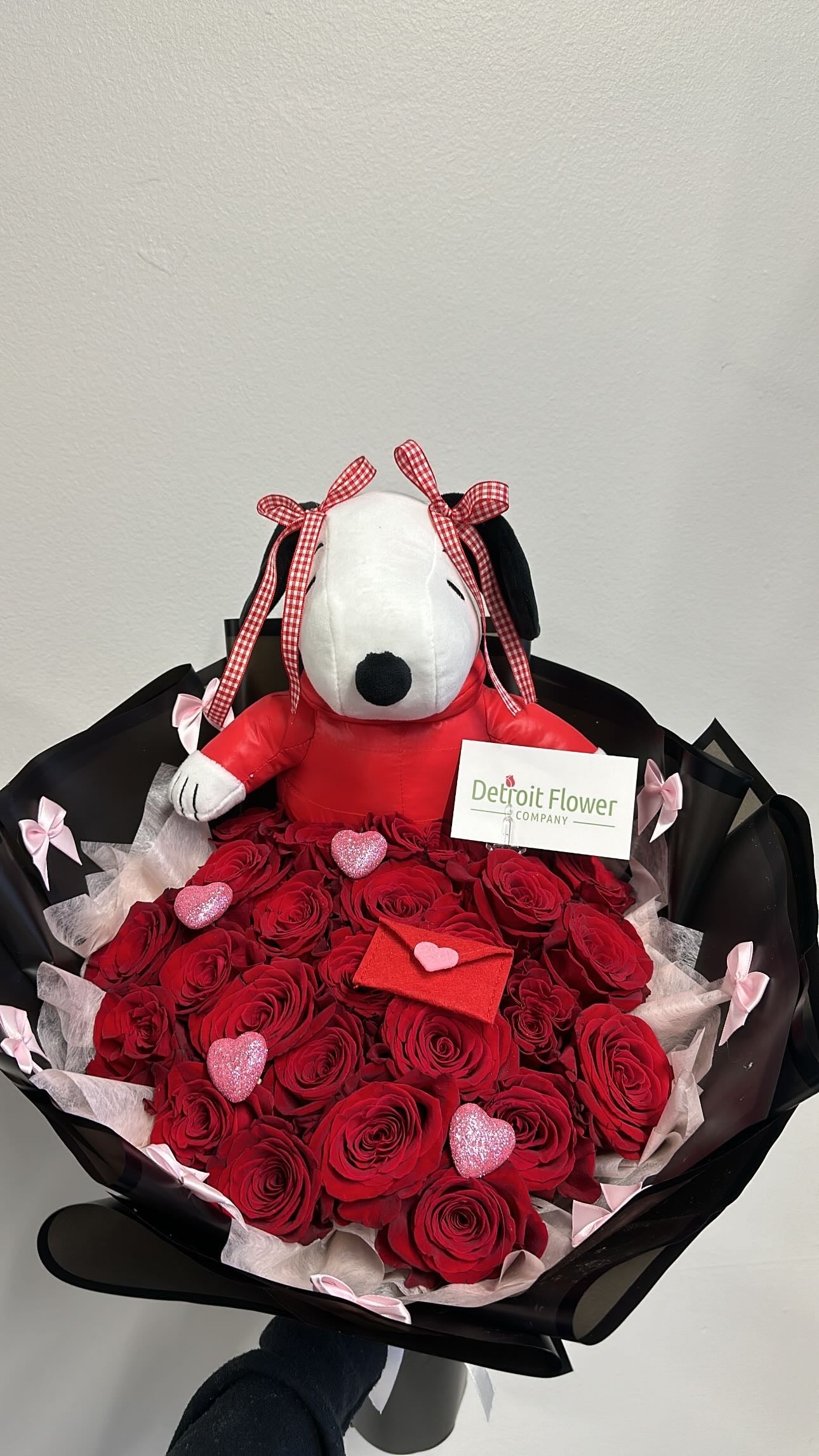 Snoopy Love Bouquet  Detroit Flower Company