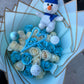 Frosty snowman bouquet