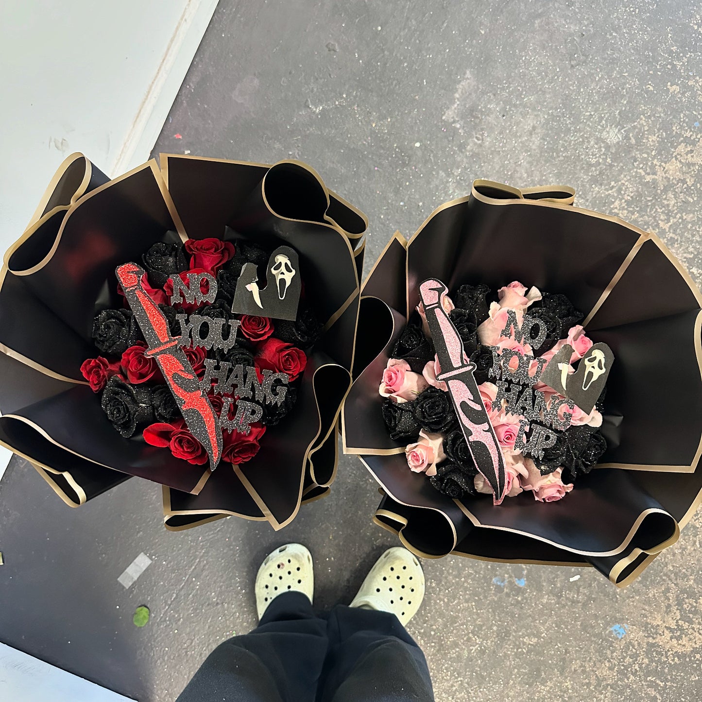 No You Hang Up Scream Bouquet