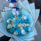 Frosty snowman bouquet