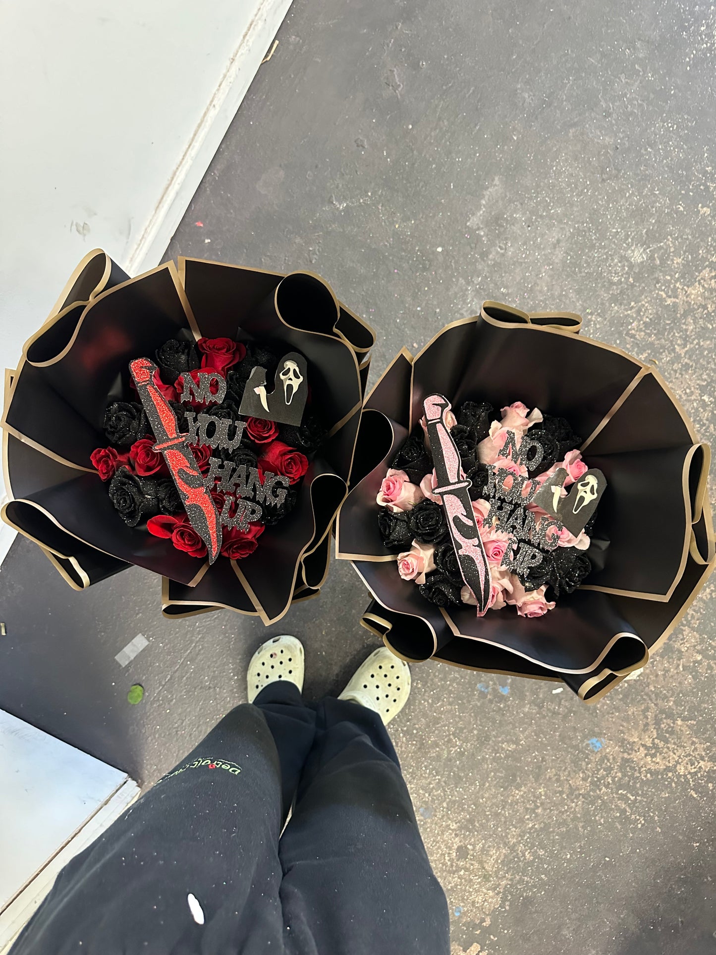 No You Hang Up Scream Bouquet